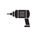 Drill Machine Icon Royalty Free Stock Photo