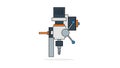 Drill Press Machine Vector Illustration Icon Royalty Free Stock Photo