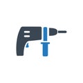 Drill, Tools Icon