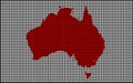 Drilled Plate Australia Map