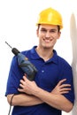 Driller man Royalty Free Stock Photo