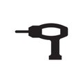 drilling machine icon - drill icon Royalty Free Stock Photo