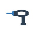 drilling machine icon - drill icon Royalty Free Stock Photo