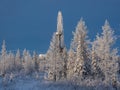 Drilling for oil and gas in winter at the Northern field