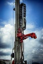 Drilling rig. Drilling deep wells in the bowels of the earth. Industry and construction. Mineral exploration - oil, gas and other.