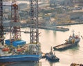 Drilling Rig Leaves Shipyard