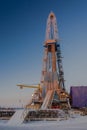 Drilling rig for drilling oil and gas wells