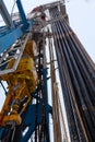 View inside the onshore drilling platform