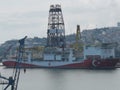 Drilling ship for petroleum in turkiye