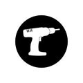 Drilling Tool Button Icon.