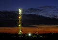 Drilling tower Royalty Free Stock Photo