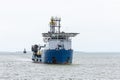 Drilling vessel Geoquip Saentis heading into New Bedford