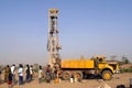 Drilling of a well in Burkina Faso Faso