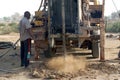 Drilling of a well in Burkina Faso Faso