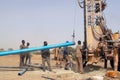 Drilling of a well in Burkina Faso Faso