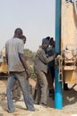 Drilling of a well in Burkina Faso Faso