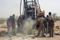 Drilling of a well in Burkina Faso Faso