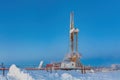 Drilling wells in the northern oil and gas field