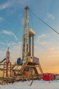 Drilling wells in the northern oil and gas field