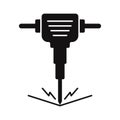 Drilling work Vector Icon which can easily modify or edit