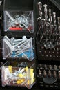 Drills, screws & Plugs Royalty Free Stock Photo