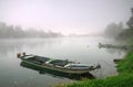 Drina rivet near Bajina Basta - autumn picture Royalty Free Stock Photo