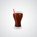 Drink vector icon. Realistic art. Royalty Free Stock Photo