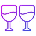 drink , beverage thin line icon