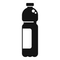 Drink bottle icon simple vector. Juice bottle food