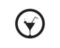 Drink caffe cup Logo Template vector icon design