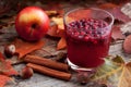 Drink from cowberry and cranberry
