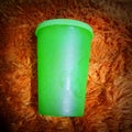 Drink cup green sweet