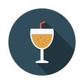 Drink flat vector  icon Royalty Free Stock Photo