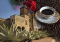 Drink and food Mexico, Oaxaca coffee beans Royalty Free Stock Photo