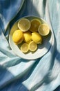 Drink lemon glass lemonade Royalty Free Stock Photo