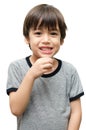 Drink kid hand sign language Royalty Free Stock Photo