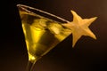 Drink in martini glass with star fruit 1