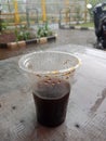 Drink rain water coffee