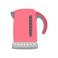 drink teapot electric cartoon vector illustration