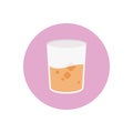 Drink vector flat color icon Royalty Free Stock Photo