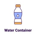 Drinkable water Vector Icon easily modify.