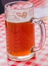 Beer Mug on Restaurant Table Bavaria