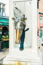 Drinking fountain for horses in historic center of Bruges