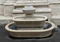 Drinking Fountain outside in Saint Peter`s Square, Vatican Museum