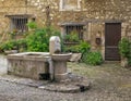 Drinking fountain in the square