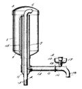 Drinking Fountain vintage illustration