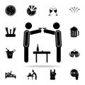 drinking friends icon. Party icons universal set for web and mobile Royalty Free Stock Photo