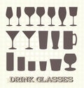 Drinking Glass Silhouette Collection