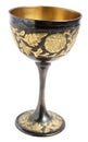 Drinking goblet over white