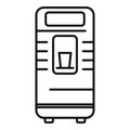 Drinking machine in shop icon outline vector. Vessel cooling Royalty Free Stock Photo